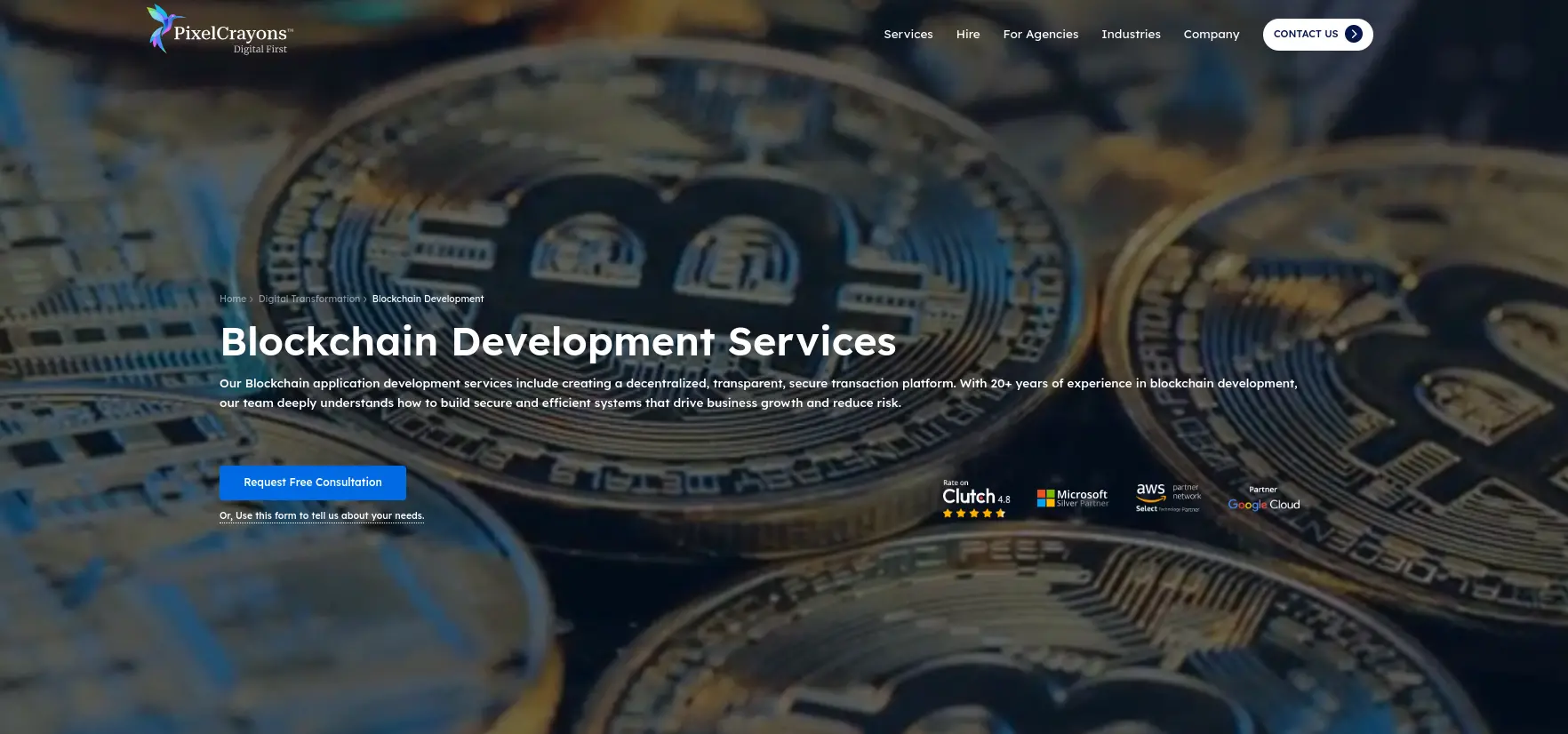 PixelCrayons Blockchain Development