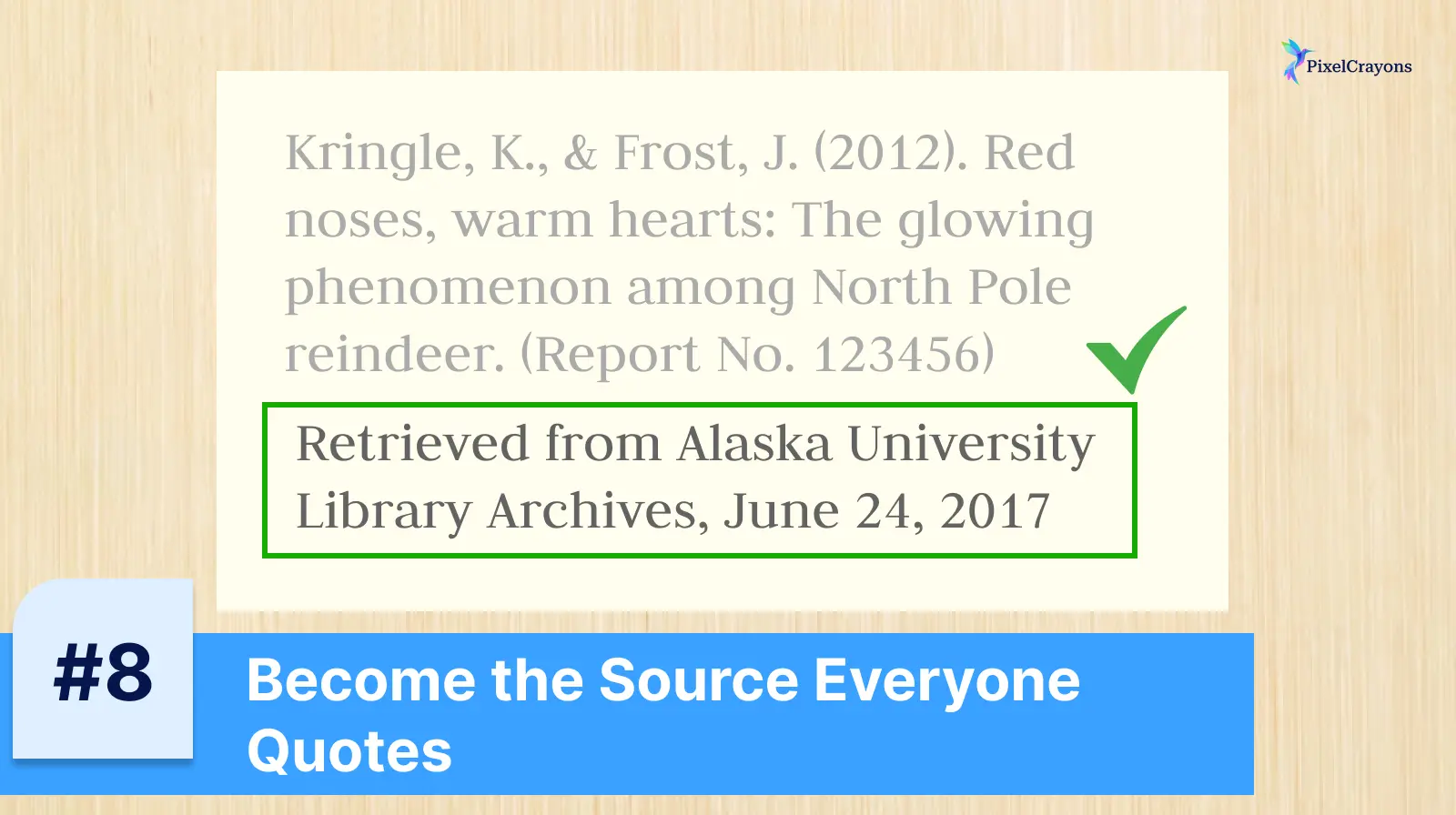 reserach that other cite